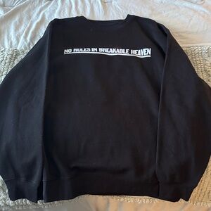 Taylor Swift Breakable Heaven Black Crewneck Sweatshirt